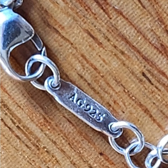 Auth Tiffany & Co Silver 18K Gold Circle Keyhole Padlock Oval Link Bracelet 7" - Picture 2 of 4